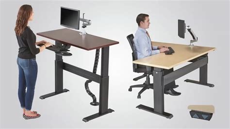 Electric height adjustable dining table. Electric Height Adjustable Table - YouTube