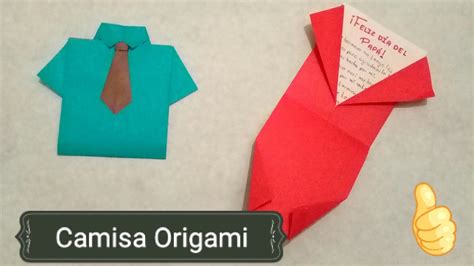 Camisa Origami Para PapÀ Para CumpleaÑos O Para El Dia Del Padre