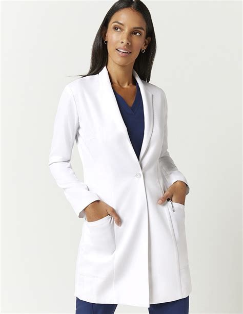 Kristi Lab Coat In White Lab Coats By Jaanuu Nurse Outfit Scrubs