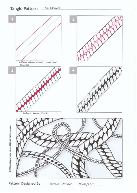 Step By Step Super Easy Zentangle Patterns Totally Easy Zentangle
