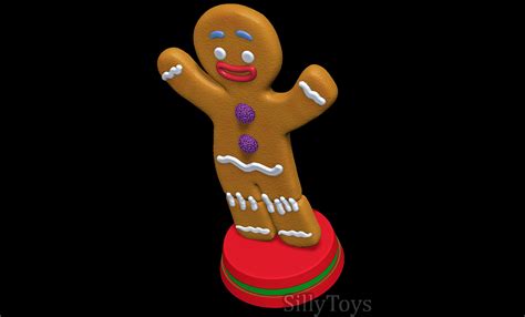Sillytoys Gingerbread Man Shrek 3d Print Model