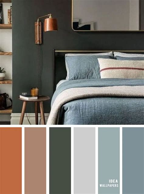 11 Gorgeous Bedroom In Grey Hues Copper Cool Green Grey Idea