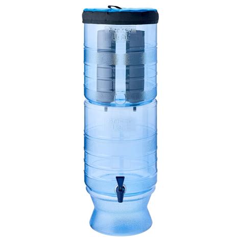 Berkey Light Water Filter System Gravity Fed Water Filter With 2 Black