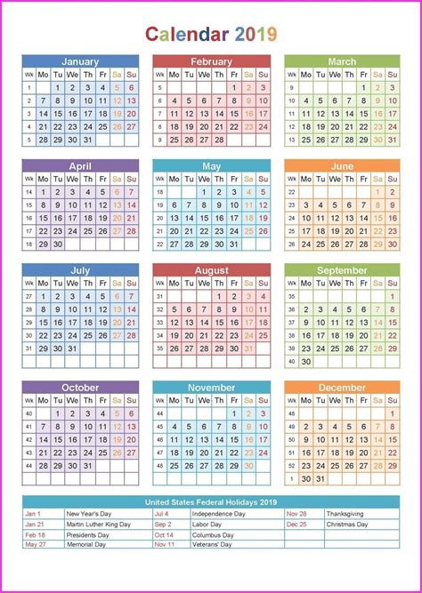 Printable Annual Calendars With Boxes Ten Free Printable Calendar Vrogue