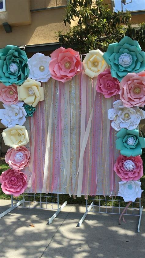 Baby shower and children happy birthday party backdrop. Magical Unicorn First Birthday Party Candy / Dessert ...
