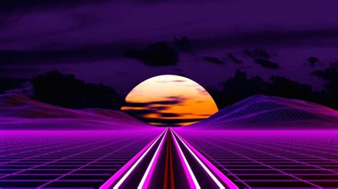 Sunset Synthwave Retrowave Horizon Digital Art 4k 79 Wallpaper