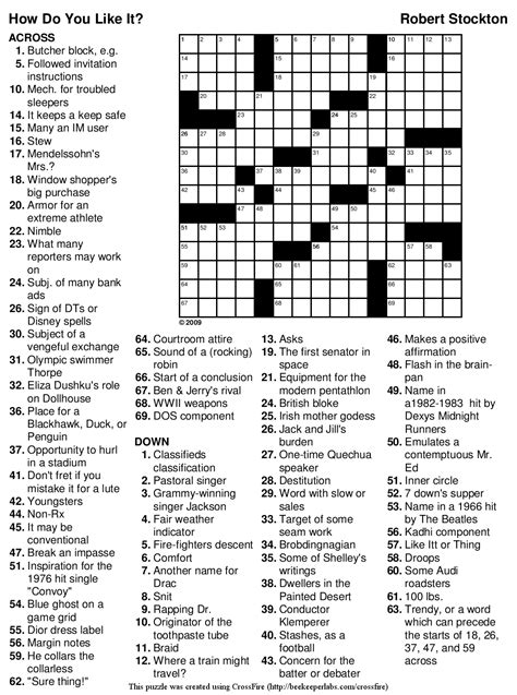 Press make my crossword puzzle! to generate a crossword puzzle using as many of the clues as possible. Social Media Crossword - Wordmint - Crossword Puzzle ...