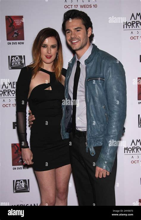 Rumer Willis And Jayson Blair Attending The Premiere Of American Horror Story Asylum At