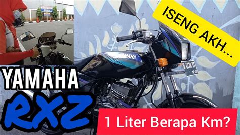 Konsumsi BBM Bensin Yamaha RXZ 1 Liter Bisa Berapa Kilometer YouTube