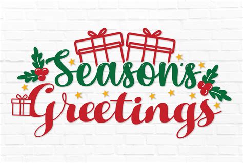 Seasons Greetings Svg Christmas Svg Graphic By Arman Design · Creative
