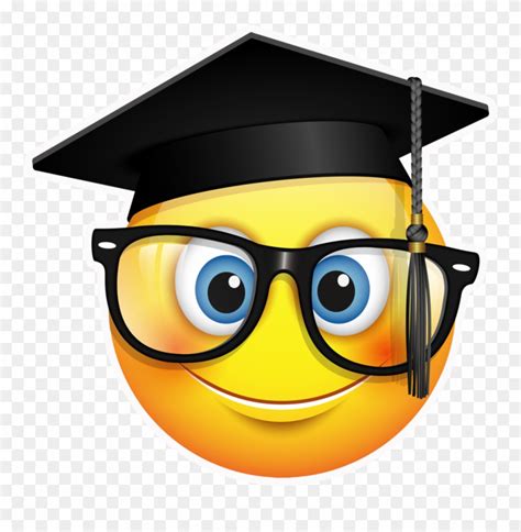 Download Ceremony Emoji Square Academic Cap Clip Art Graduation Emoji
