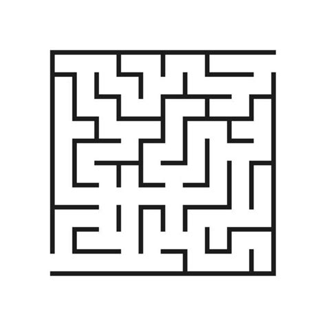 Simple Maze Illustrations Royalty Free Vector Graphics And Clip Art Istock