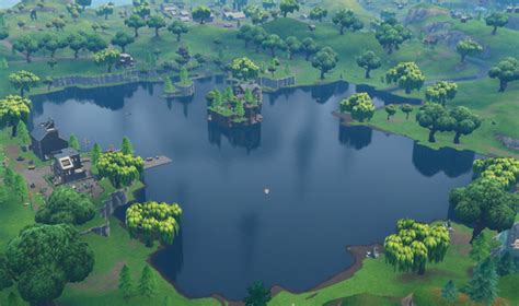 Although it's not named on the map, the location of heart lake in fortnite is essentially the big pool of water surrounded by all the autumn trees. Fortnite Loot Lake Changed by the Giant Purple Cube