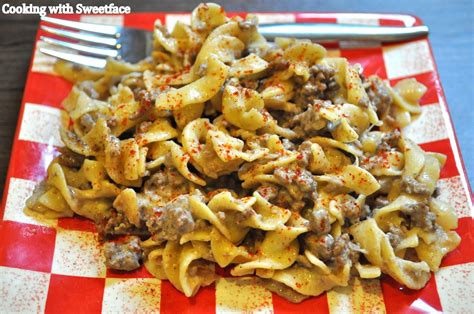 Golden seared juicy beef strips smothered in an incredible sour cream mushroom gravy, this. CookingwithSweetface: French Onion Beef Stroganoff