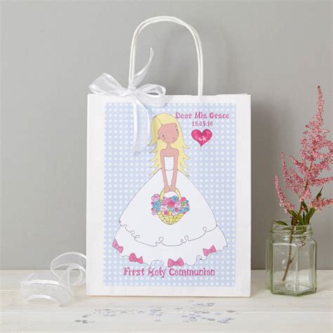 Personalised First Communion T Bag By Caragh Buxton