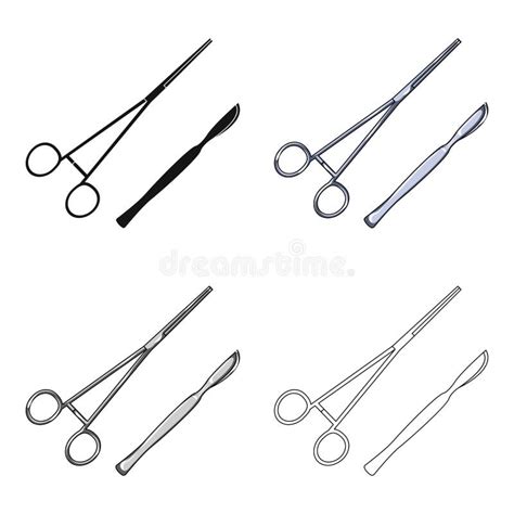 Surgical Instrument Icon Stock Illustrations 3383 Surgical