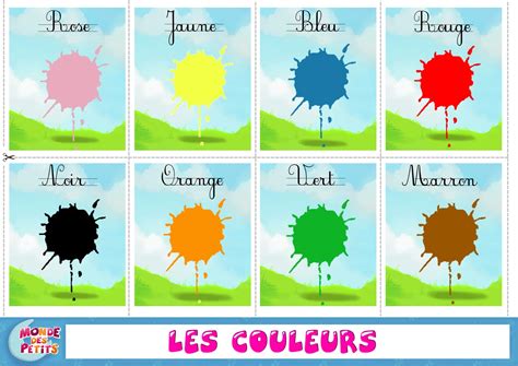 Le français c'est super!: Apprendre les couleurs!