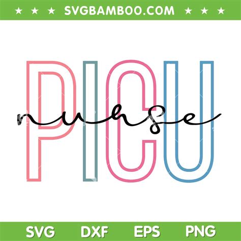 PICU Nurse SVG PNG