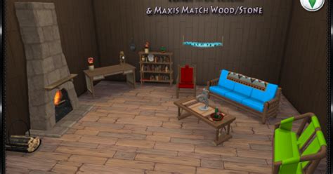 My Sims 4 Blog Frontier Finds Living Room Set By Srslysims