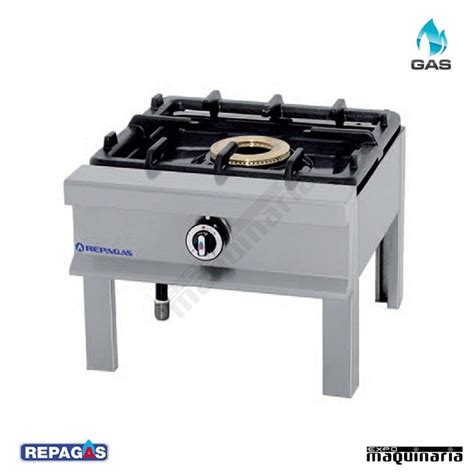 Cocina a gas con grill a gas 60 cm glem italia modelo un6611ri glem. Cocina industrial Repagas RGHP-14 un quemador de gas