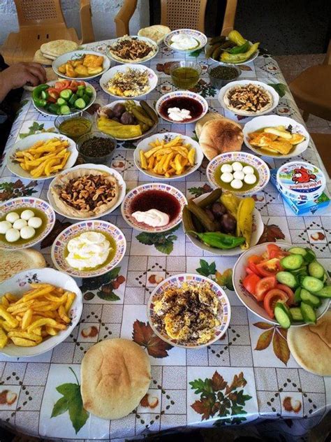 The cuisine of the region is diverse while having a degree of homogeneity. Palestinian breakfast | Palestinian food, Palestine food, Syrian food