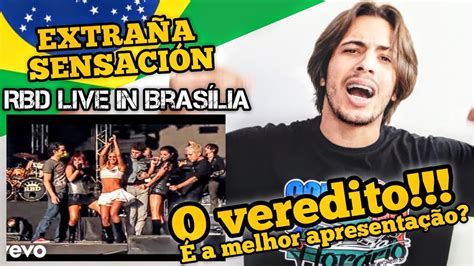 React Rbd Extrana Sensación Live In Brasília Youtube