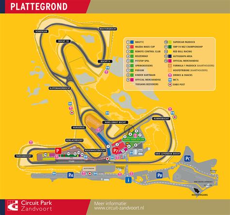 sɪrˈkʋi ˈzɑntfoːrt), officially cm.com circuit zandvoort, known as circuit park zandvoort until 2017 is a motorsport race track located in the dunes north of zandvoort, netherlands, near the north sea coast line. Programma en plattegrond Familie Racedagen Zandvoort ...