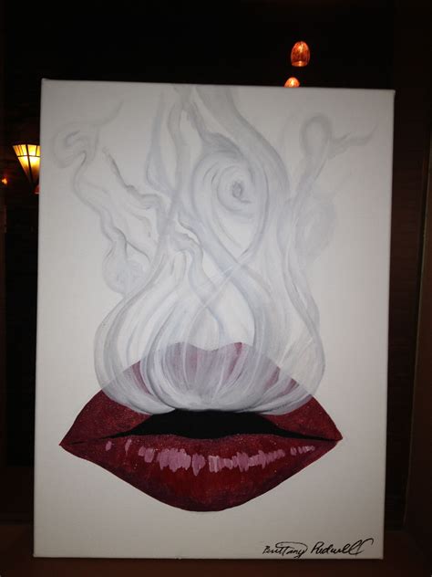 Lips With Smoke Coming Out Drawing Howtogrowyourhairfasterblackwomen