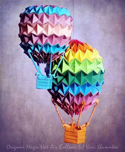 Origami Magic Hot Air Balloons by Yuri Shumakov | Balloons ...