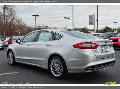 2013 Ford Fusion Se 20 Ecoboost In Ingot Silver Metallic Photo No