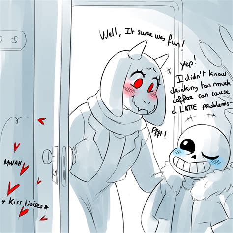 310 Chara And Frisk Get Caught Kissing By Toriel And Sans Check Out