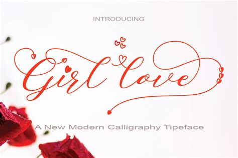 Girl Love 451123 Script Font Bundles
