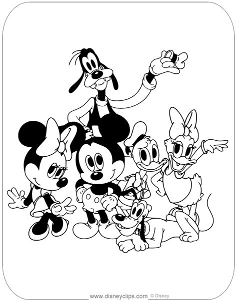 Mickey And Friends Coloring