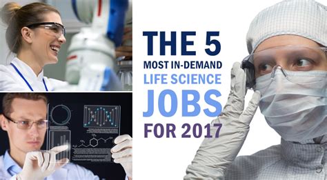 Connect with recruiters · optimize your job hunt The 5 Most In-Demand Life Science Jobs for 2017 - PharmaLive