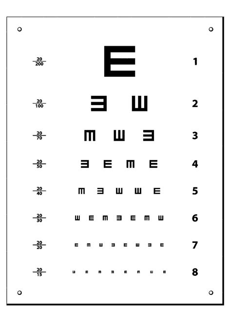 10 Best Free Printable Preschool Eye Charts Printableecom 6 Tips For