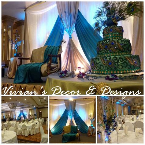 See Vivian's Decor & Designs on WeddingWire | Decorating | Peacock