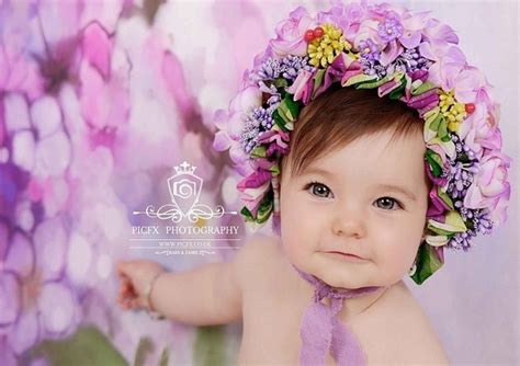 Purple Flower Backdrop For Newbornchildren For Sale Whosedrop