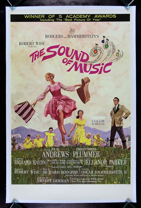 The Sound Of Music 1965 Cinemasterpieces Original Vintage Movie