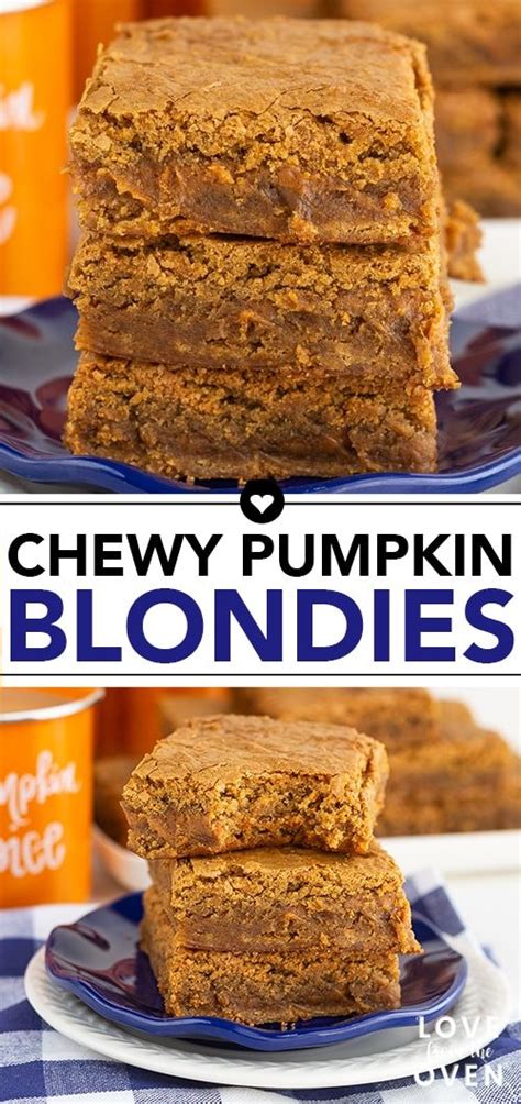 Pumpkin Blondies Tasty Kitchen Recipes
