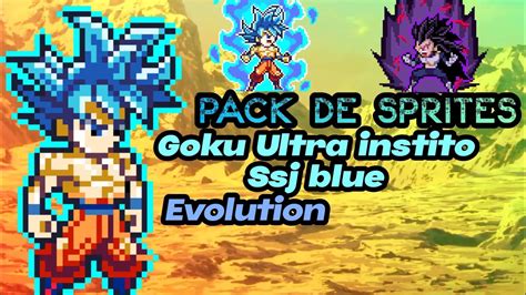 Pack De Sprites De Goku Ultra Instinto Blue Evolution 🔥😱 Sprite Hd