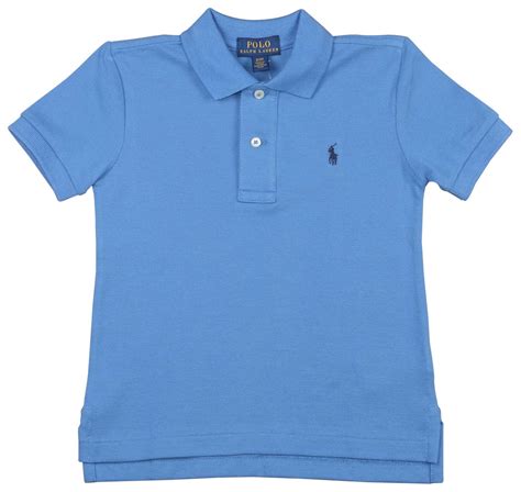 Polo Ralph Lauren Polo Rl Toddler Boys 2t 5t Mesh Polo Shirt Blue