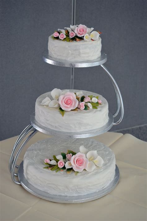 Cheap 3 Tier Wedding Cake Stands Donna Milburn Torta Nuziale