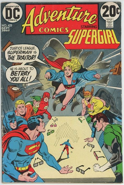 Adventure Comics 423 1938 50 Vgfn Supergirljustice League