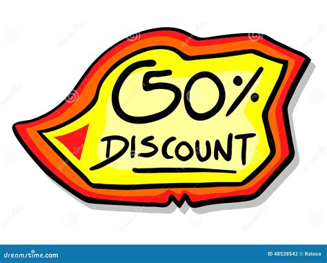 Discount Symbol Stock Vector Illustration Of Discount 48538542