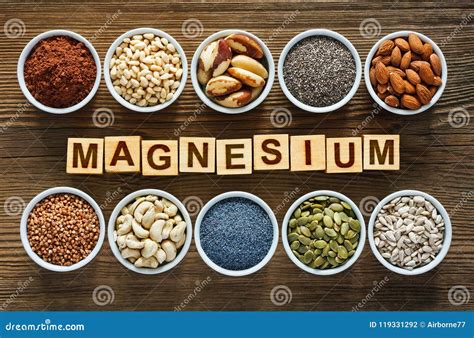 Foods Rich In Magnesium Stock Photo Image Of Brazil 119331292