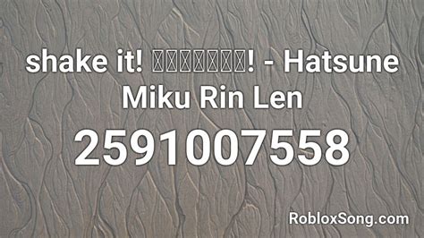 Hatsune Miku Roblox Image Id What Is The Id Code For Cradles