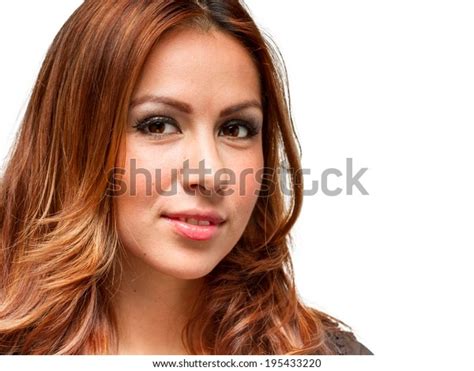 Attractive Female Facial Expressions Emotion Head Stock Photo Edit Now