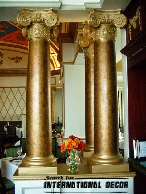 Decorative Columns Stylish Element In Modern Interior