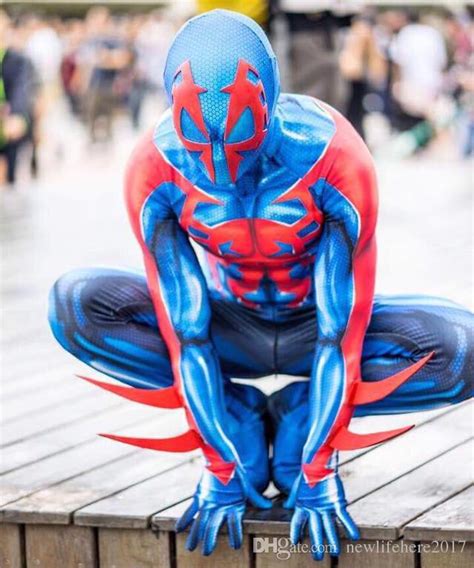 2019 2099 Spiderman Cosplay Costume Suit For Man From ...
