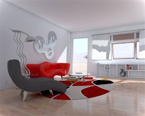 Contrast Interior Design For Modern House Homesvix Living Room
